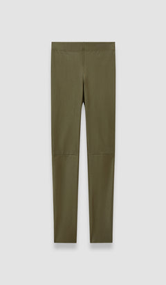Green Leather Stretch Leggings - Joseph