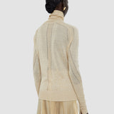 Leblanc Lurex Knit Jumper XS - Joseph