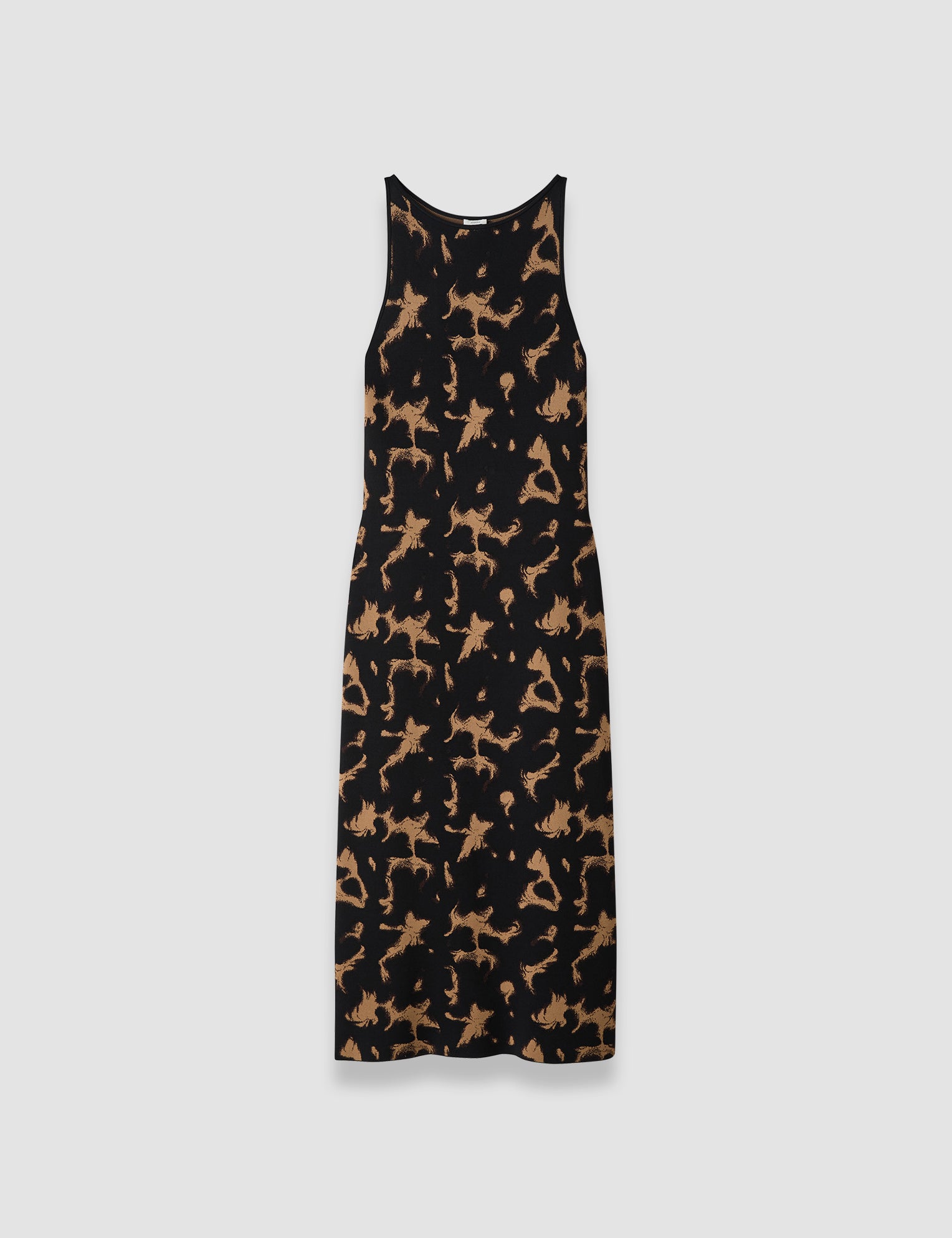 Brown Lecate Tortoiseshell Knit Dress - Joseph