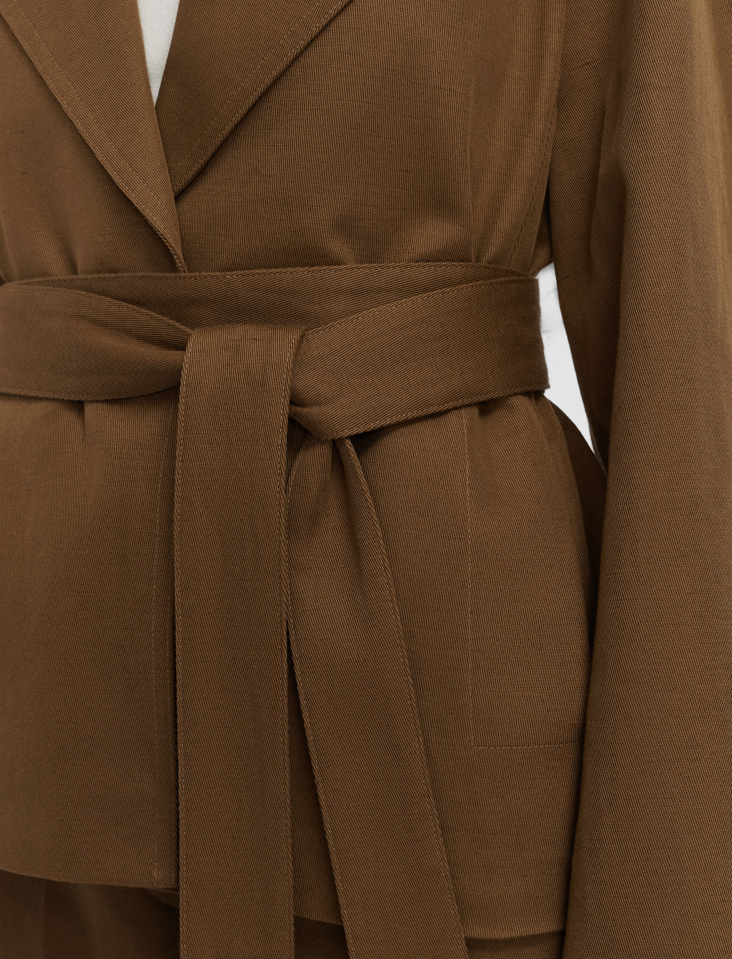 brown-leda-cotton-twill-jacket-JOSEPH