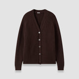 Brown Lele Lotfy Cashmere Cardigan - Joseph