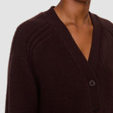 Brown Lele Lotfy Cashmere Cardigan - Joseph