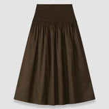 Jupe en satin Leona Coton 