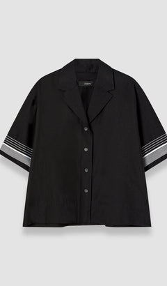 Black Leopold Cotton Blend Shirt - Joseph