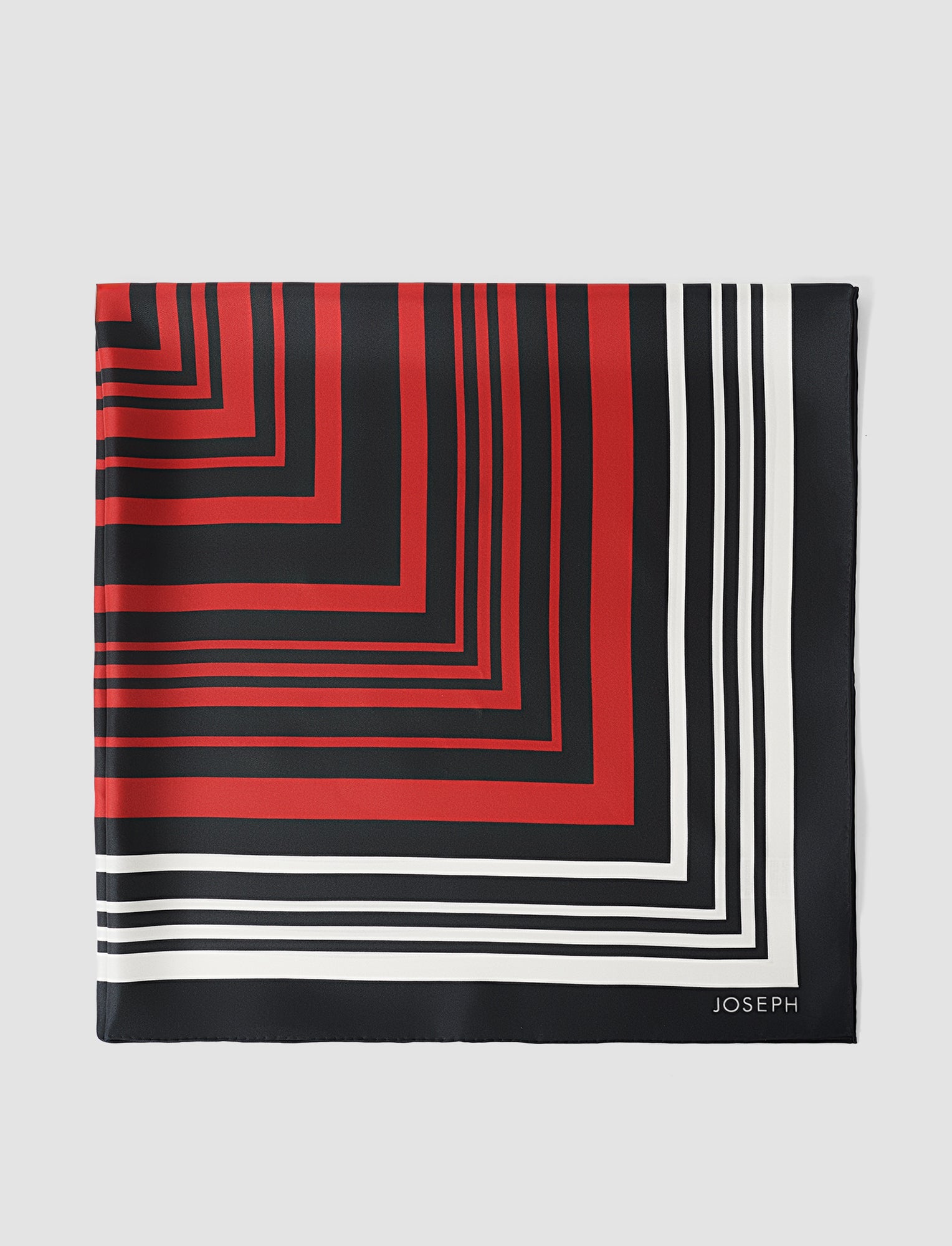 Lexi Silk Scarf in Red | JOSEPH US