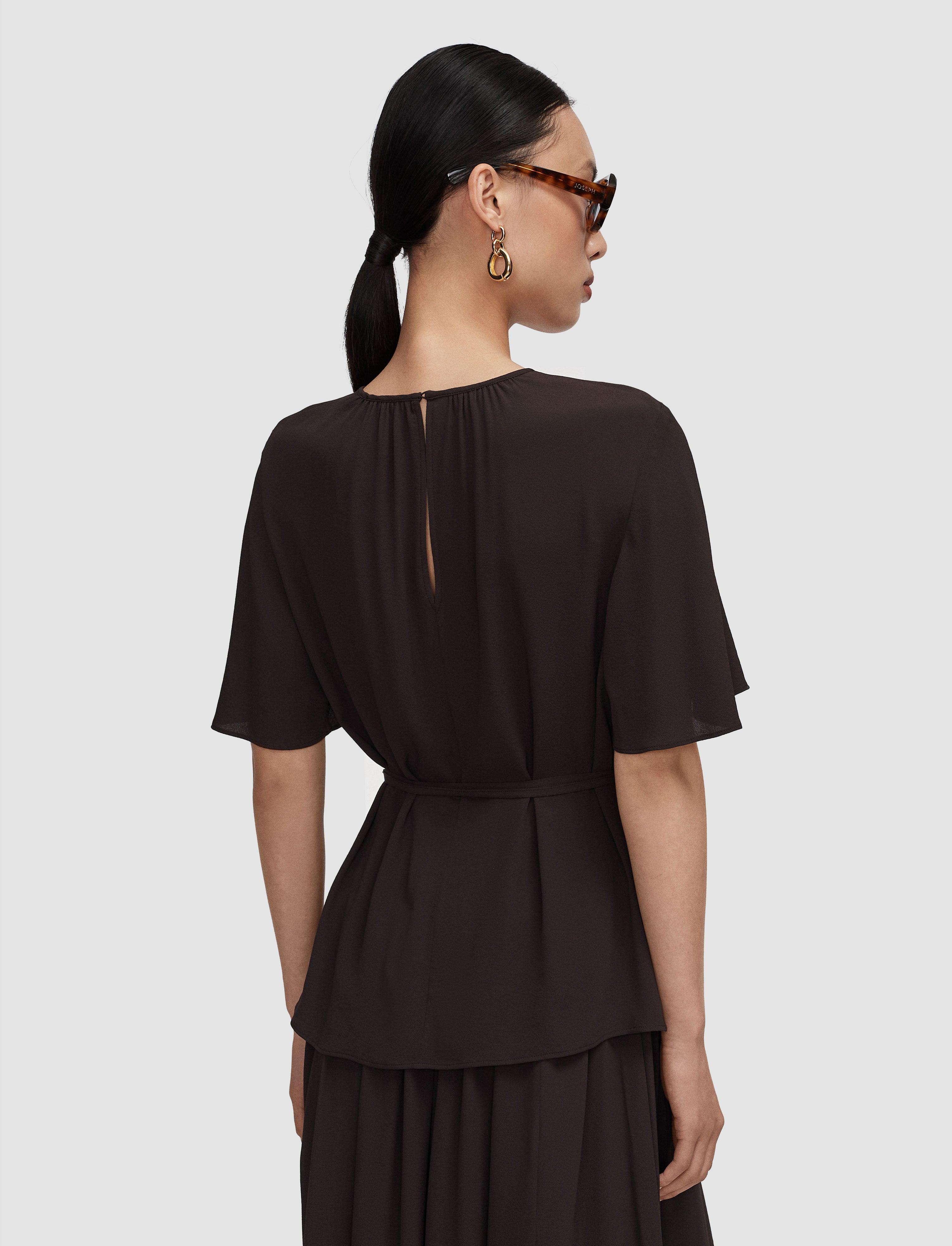 brown-libby-silk-blend-crepe-top-JOSEPH