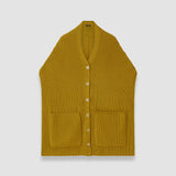 Light Cardigan Stitch Button Scarf