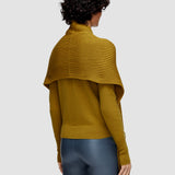 Light Cardigan Stitch Button Scarf