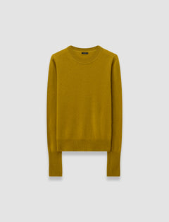Green Light Pure Cashmere Round Neck Jumper - Joseph