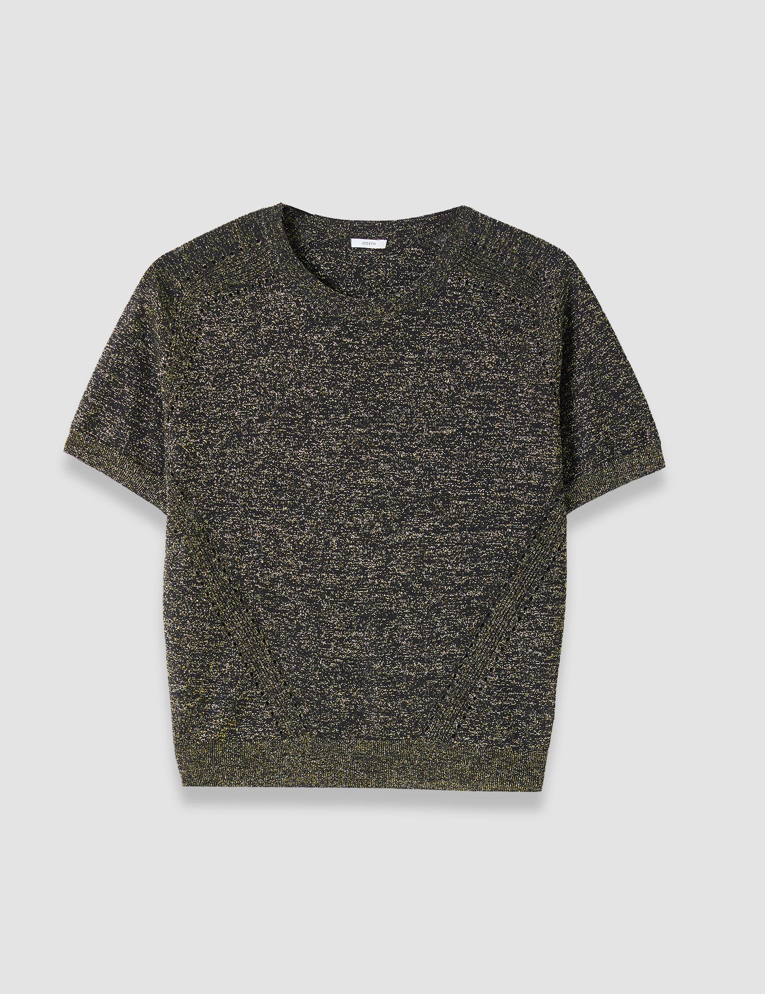Black Lille Lurex Knit Top - Joseph