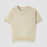 Gold Lille Lurex Knit Top - Joseph