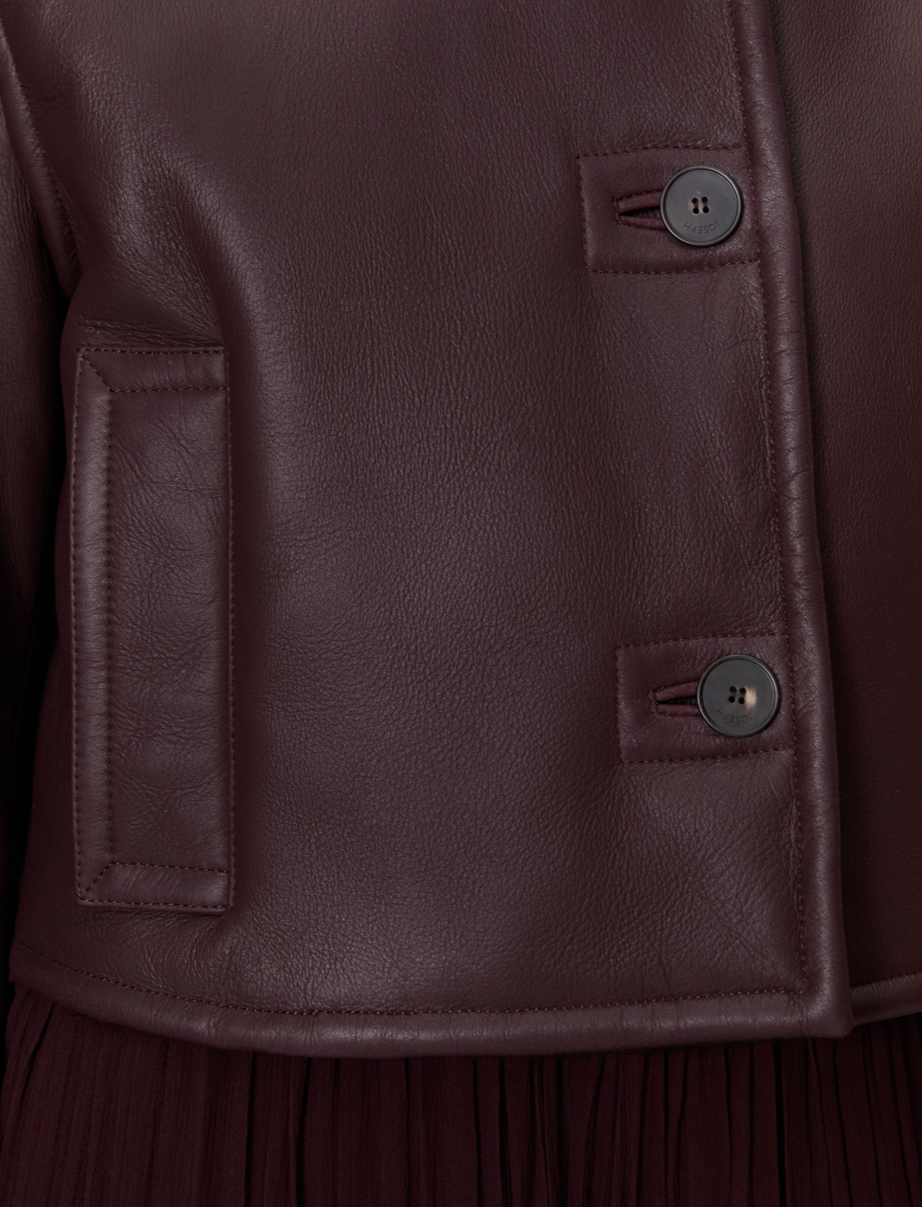 violet-veste-liri-natural-peau-lainee-JOSEPH