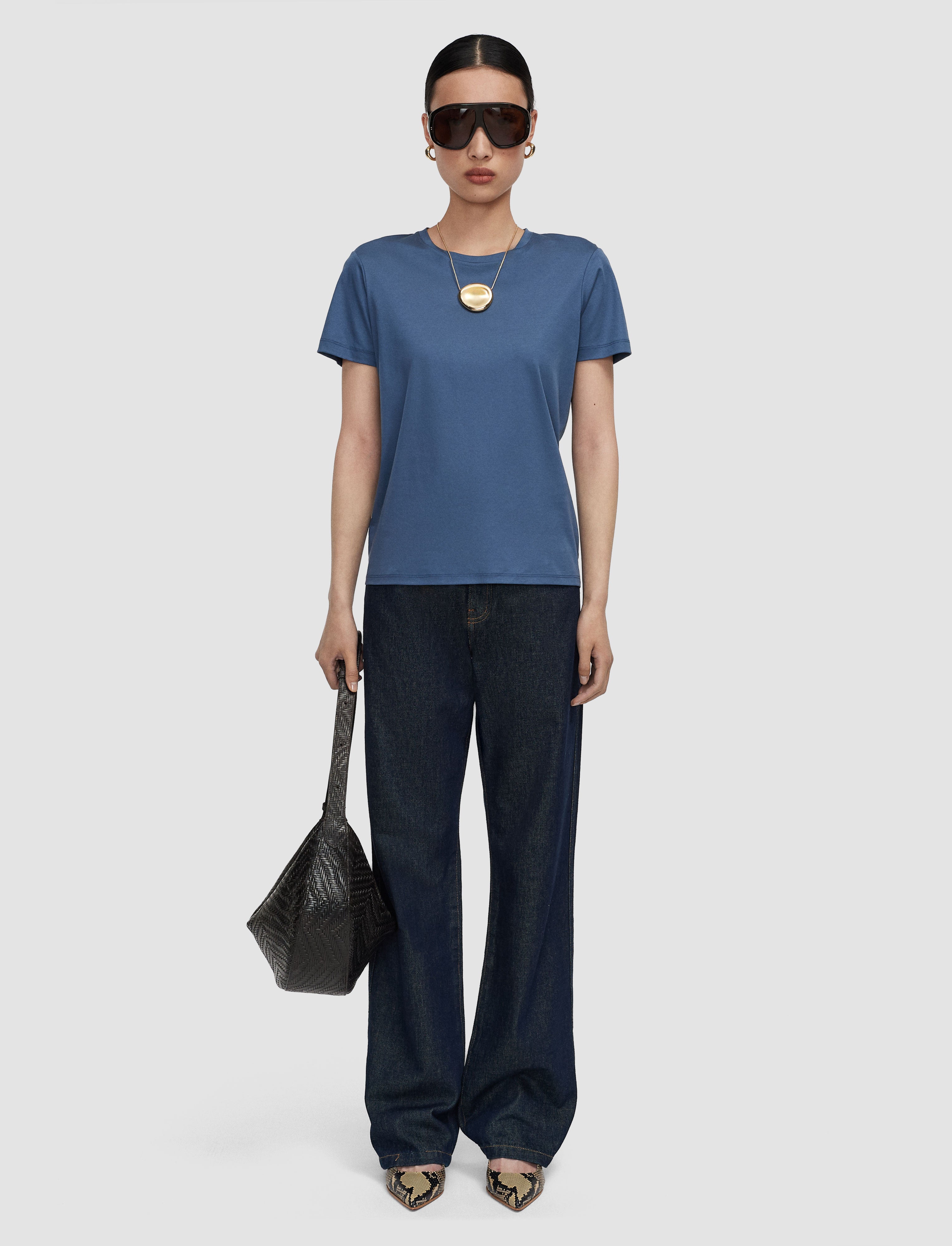 blue-livia-mercerised-cotton-t-shirt-JOSEPH