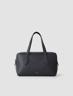 Black Loaf Leather Bag - Joseph