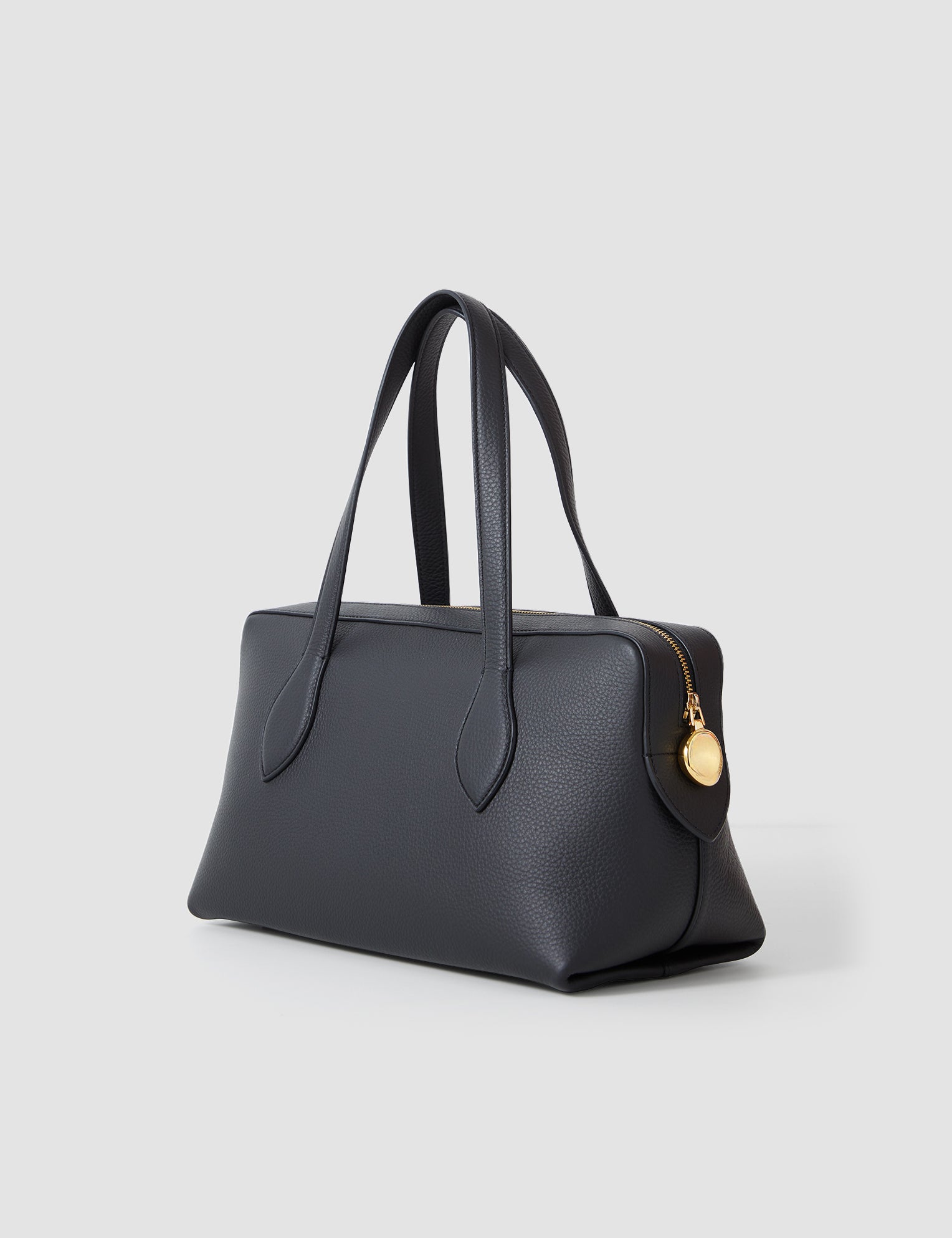 Black Loaf Leather Bag - Joseph