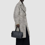 Black Loaf Leather Bag - Joseph