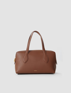 Brown Loaf Leather Bag - Joseph