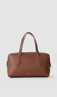Brown Loaf Leather Bag - Joseph