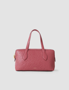 Pink Loaf Pebble Leather Bag - Joseph