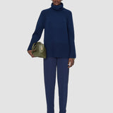 Blue Loftus Pure Cashmere High Neck Jumper - Joseph