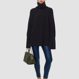 Loftus Pure Cashmere High Neck Jumper