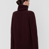 Purple Loftus Pure Cashmere High Neck Jumper - Joseph