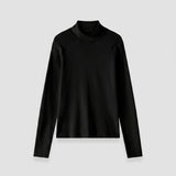 Lola Silk Stretch High Neck Top