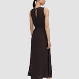 Robe Lottie en crêpe mélangé de soie 