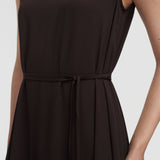 Robe Lottie en crêpe mélangé de soie 