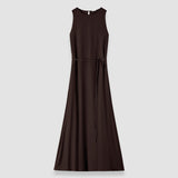 Robe Lottie en crêpe mélangé de soie 