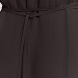 Brown Lottie Silk Blend Crepe Dress - Joseph