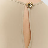 Green Lottie Silk Blend Crepe Dress - Joseph