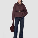 Purple Luca Padded Outerwear Jacket - Joseph
