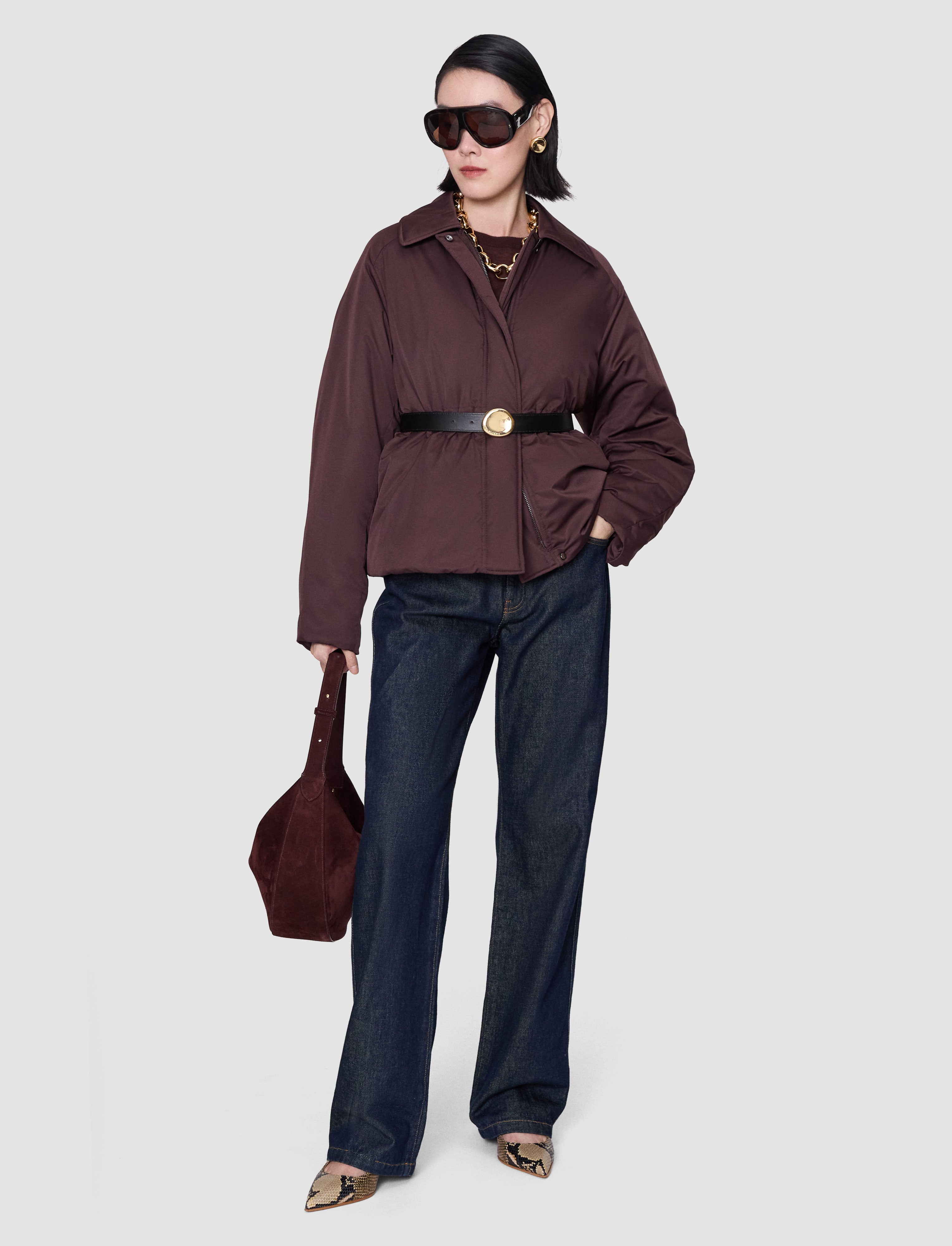 violet-veste-luca-matelassee-JOSEPH