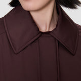Purple Luca Padded Outerwear Jacket - Joseph