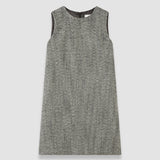 Grey Lulu Wool Twill Dress - Joseph