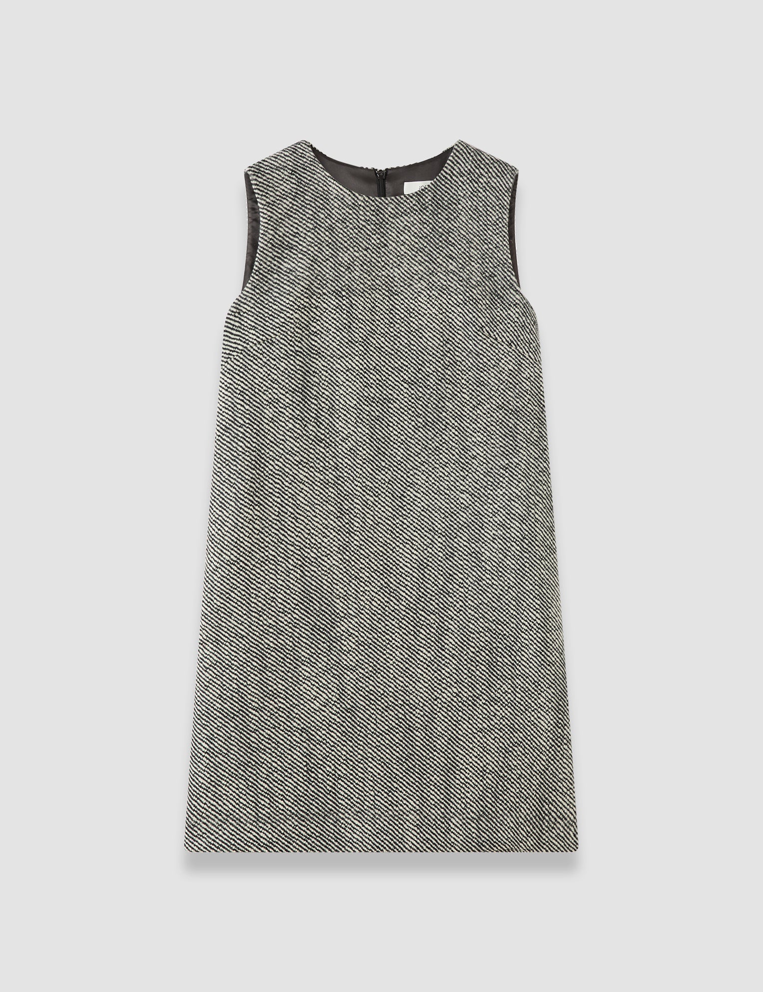 Grey Lulu Wool Twill Dress - Joseph