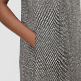 Grey Lulu Wool Twill Dress - Joseph