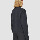 Grey Luxe Cashmere High Neck Jumper - Joseph