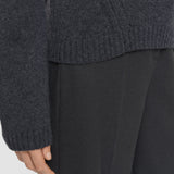 Grey Luxe Cashmere High Neck Jumper - Joseph