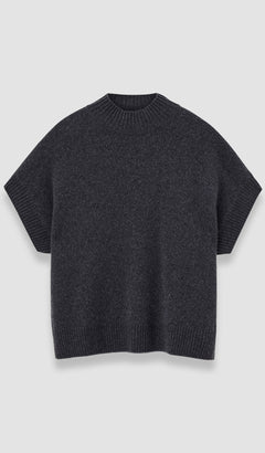 Grey Luxe Cashmere Top - Joseph
