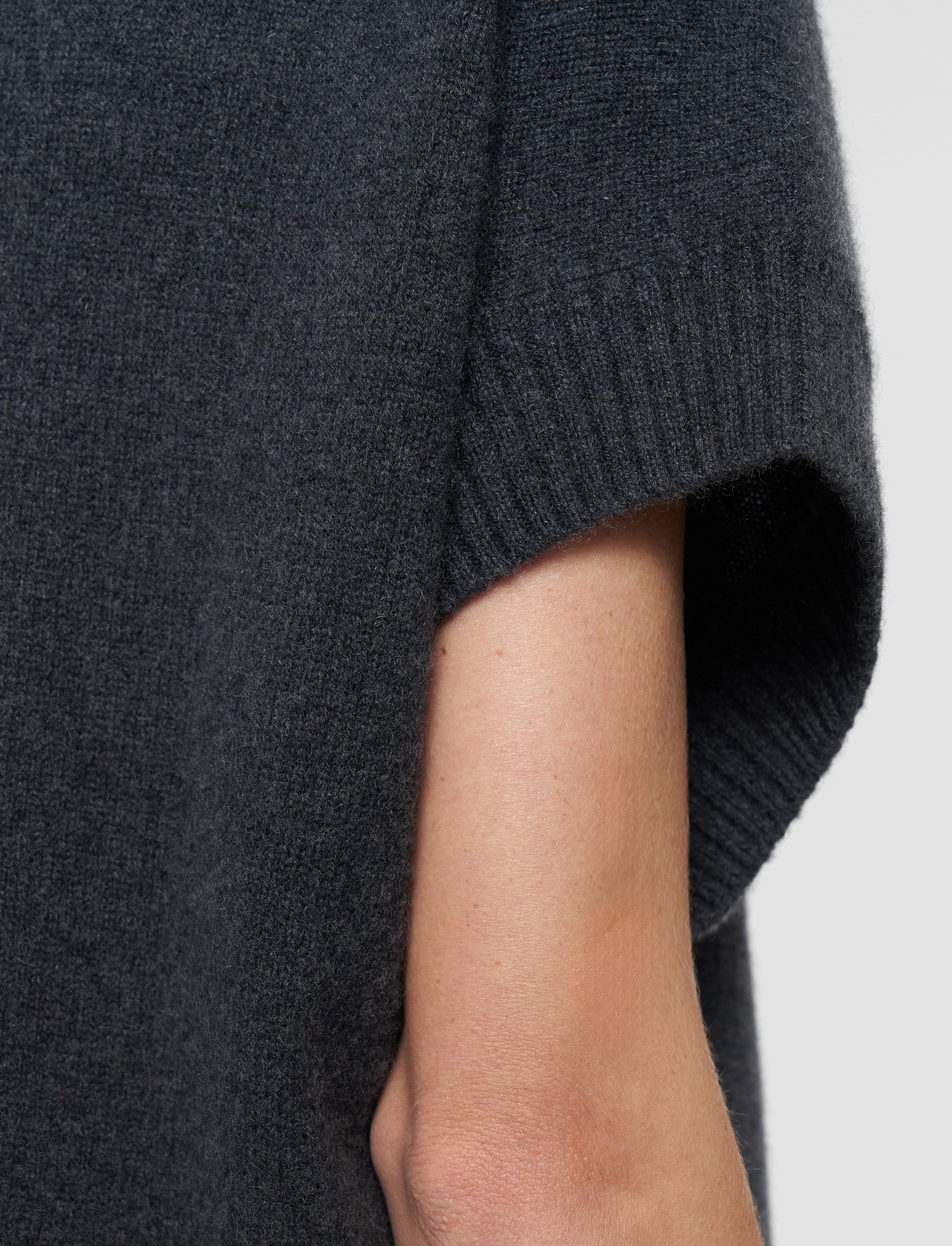 グレー-luxe-cashmere-トップ-JOSEPH