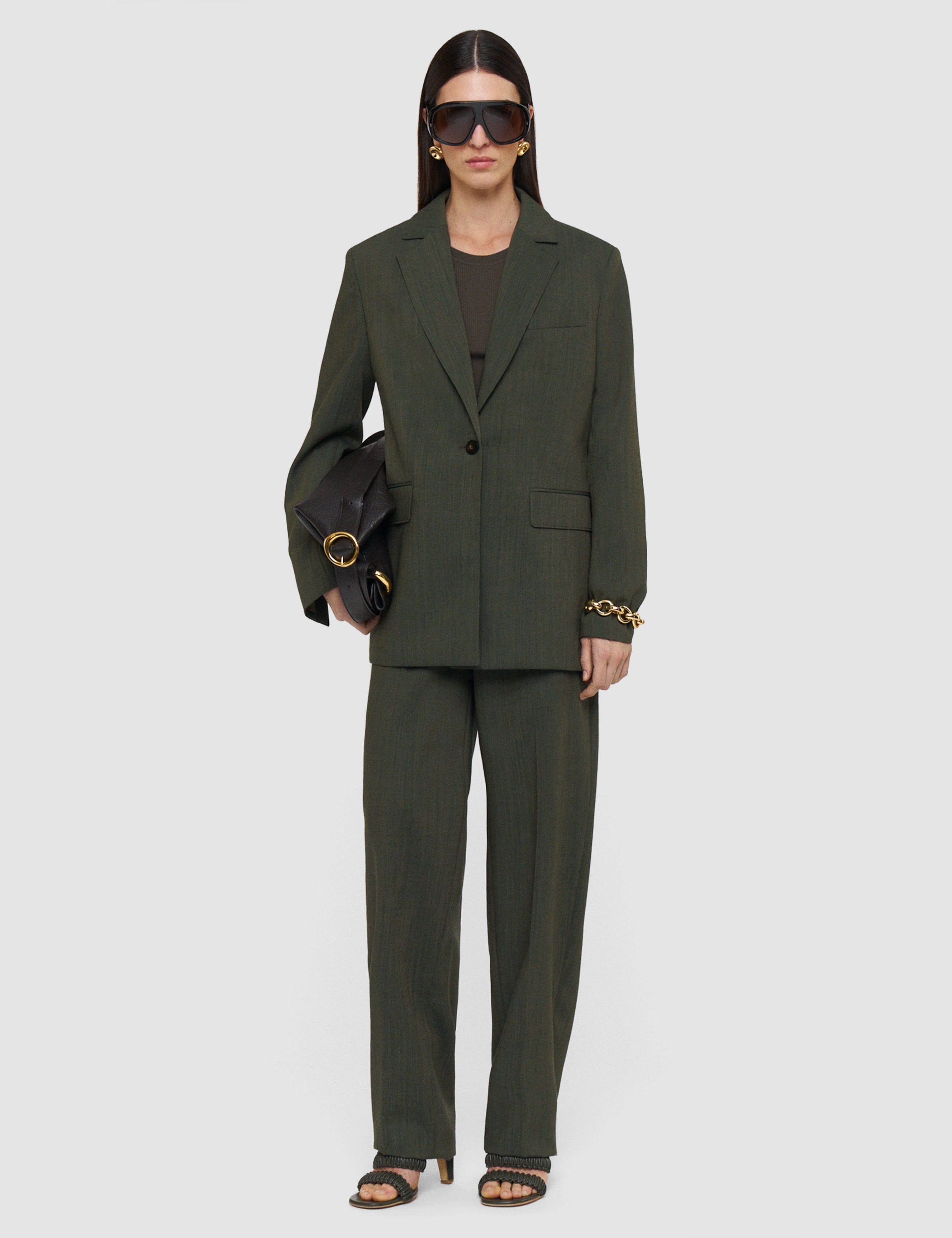 Green Maati Light Wool Jacket - Joseph