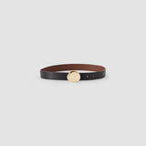 Maeva Reversible Leather Belt