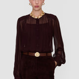 Black Maeva Reversible Leather Belt - Joseph