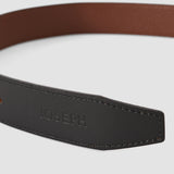 Black Maeva Reversible Leather Belt - Joseph