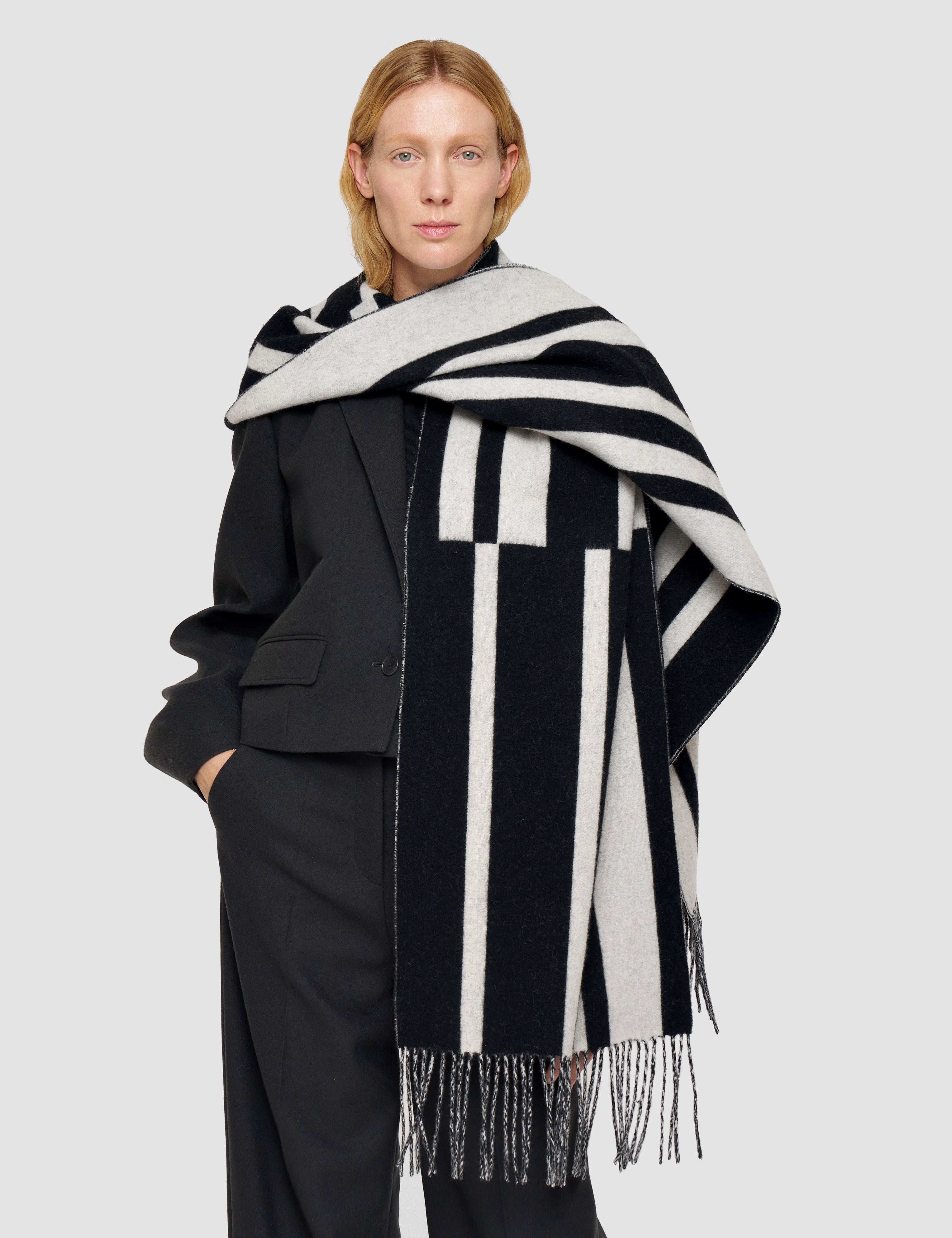 Multicolour Magali Wool Scarf - Joseph