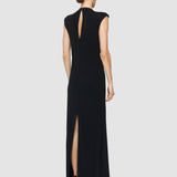 Black Maison Fluid Jersey Dress - Joseph