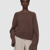 Brown Maple Pure Cashmere Jumper - Joseph