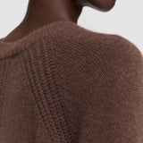 Brown Maple Pure Cashmere Jumper - Joseph